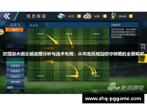 欧冠各大俱乐部战略分析与战术布局:从攻击风格到防守策略的全面解读 欧冠各大俱乐部战略分析与战术布局:从攻击风格到防守策略的全面解读